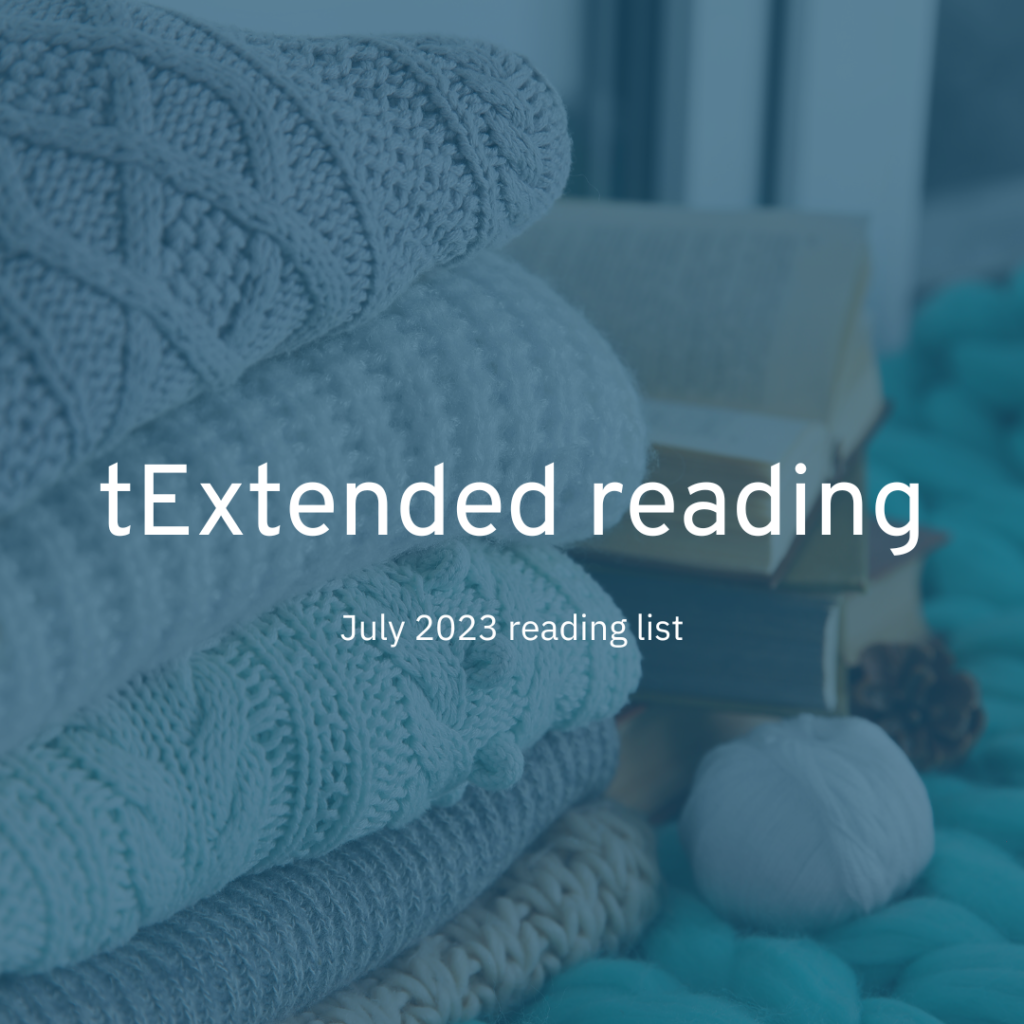 July 2023 Reading List