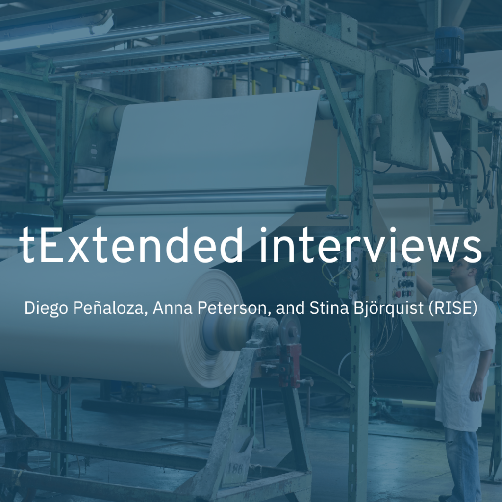 tExtended interviews: Diego Peñaloza, Anna Peterson, and Stina Björquist (RISE Research Institutes of Sweden) at 6M meeting