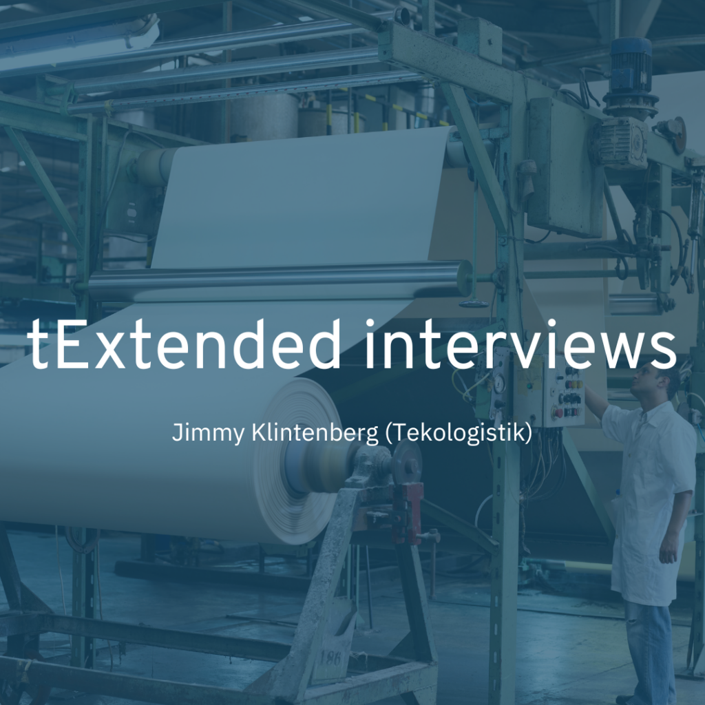 tExtended interviews: Jimmy Klintenberg (Tekologistik) at 6M meeting