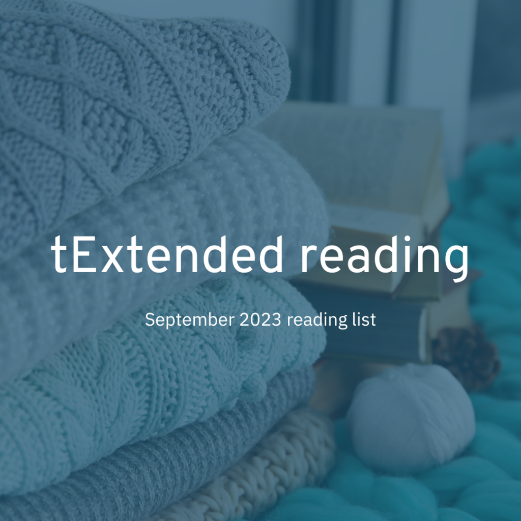 September 2023 Reading List